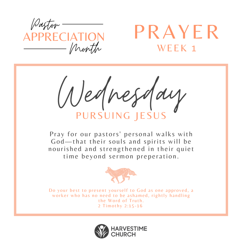 Prayer Prompt - Week One Wednesday